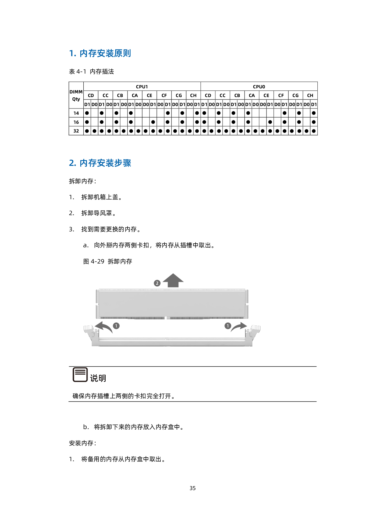 浪潮英信 NF5448A6 机架式服务器用户手册 V1.4PDF第45页