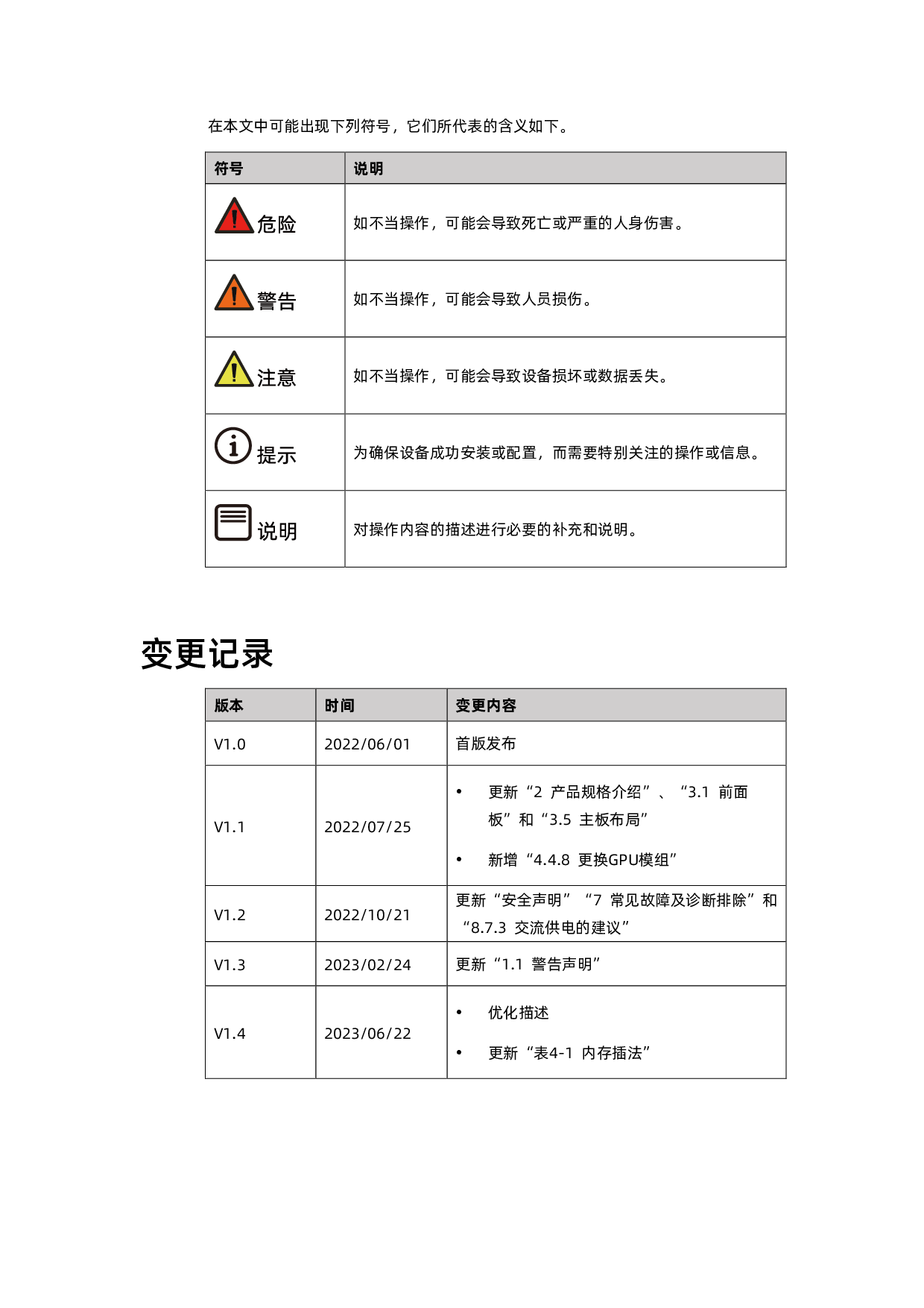浪潮英信 NF5448A6 机架式服务器用户手册 V1.4PDF第6页