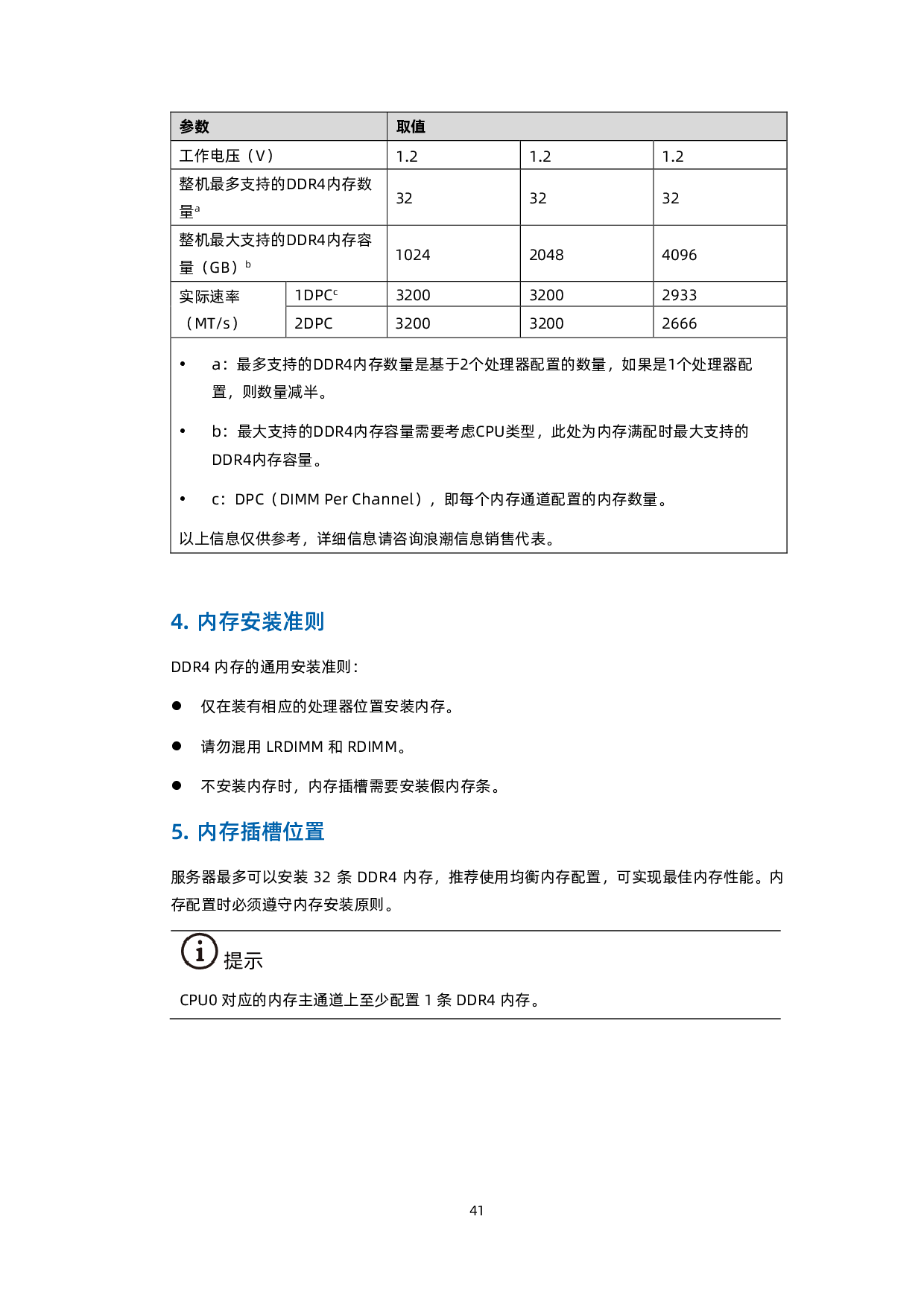 浪潮英信 NF5468M6 机架式服务器产品技术白皮书PDF第42页