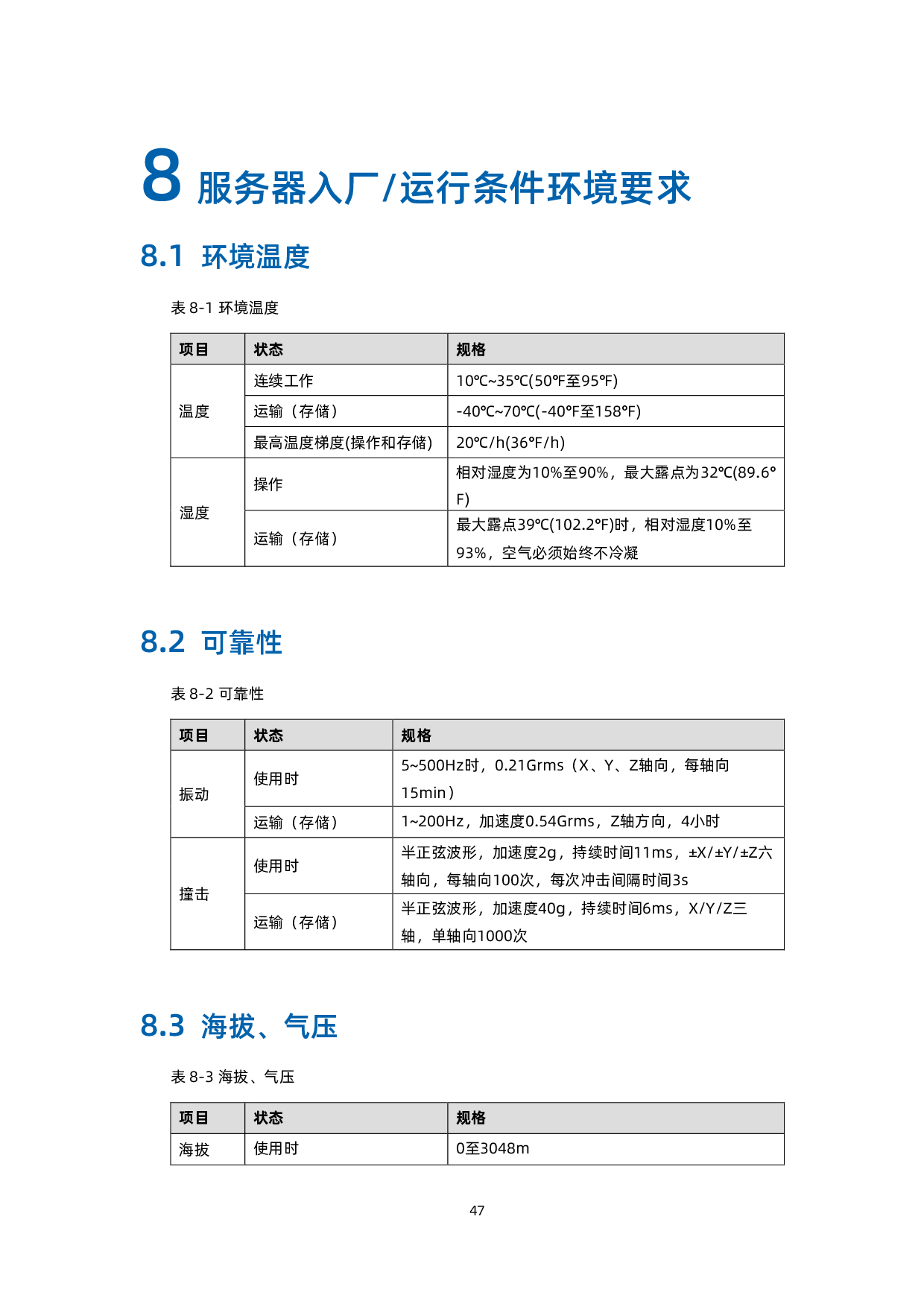 浪潮英信 NF5468M6 机架式服务器用户手册 V1.7PDF第56页