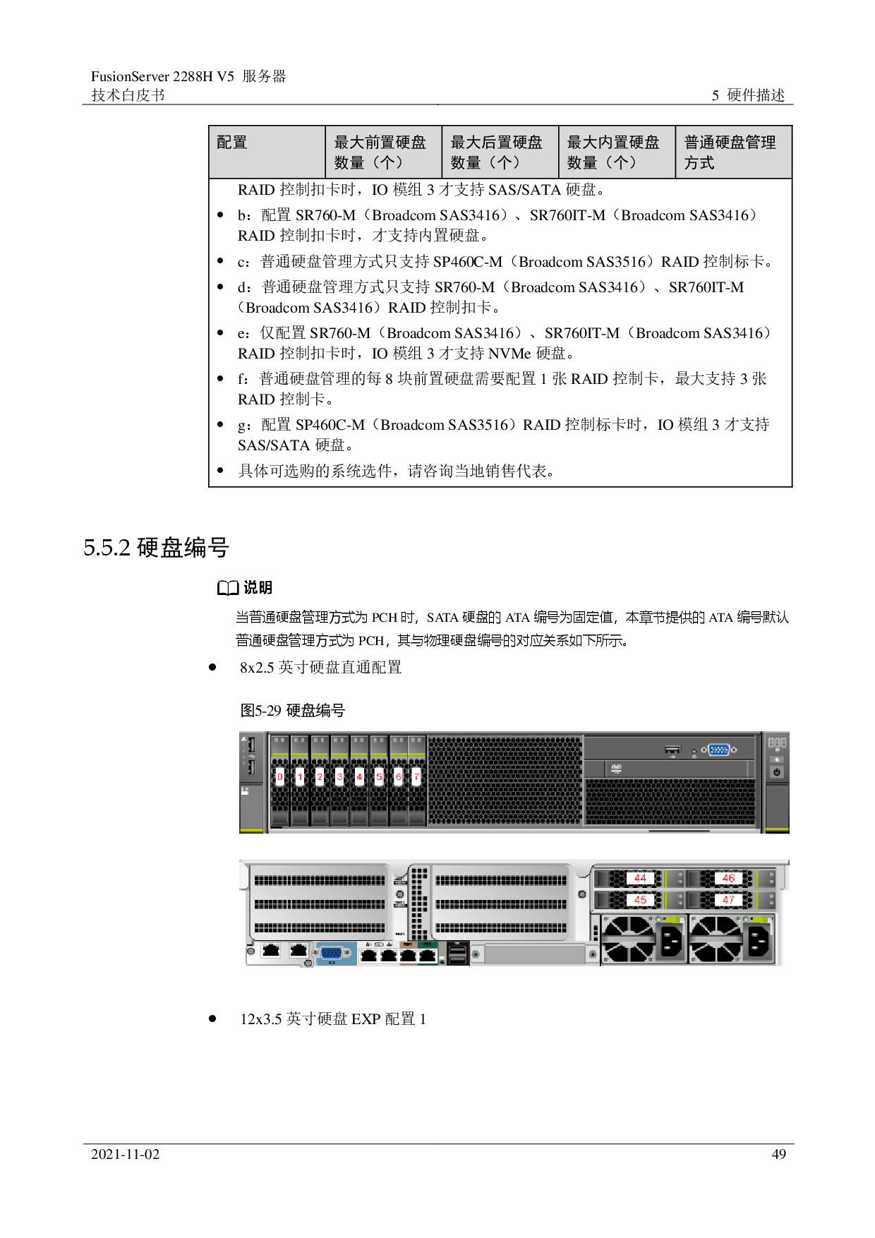 超聚变 FusionServer 2288H V5 机架式服务器技术白皮书PDF第49页