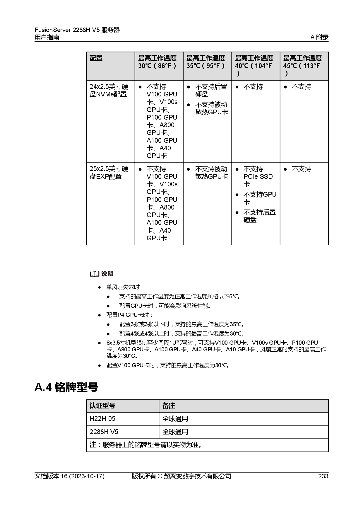 超聚变 FusionServer 2288H V5 机架式服务器用户指南PDF第243页