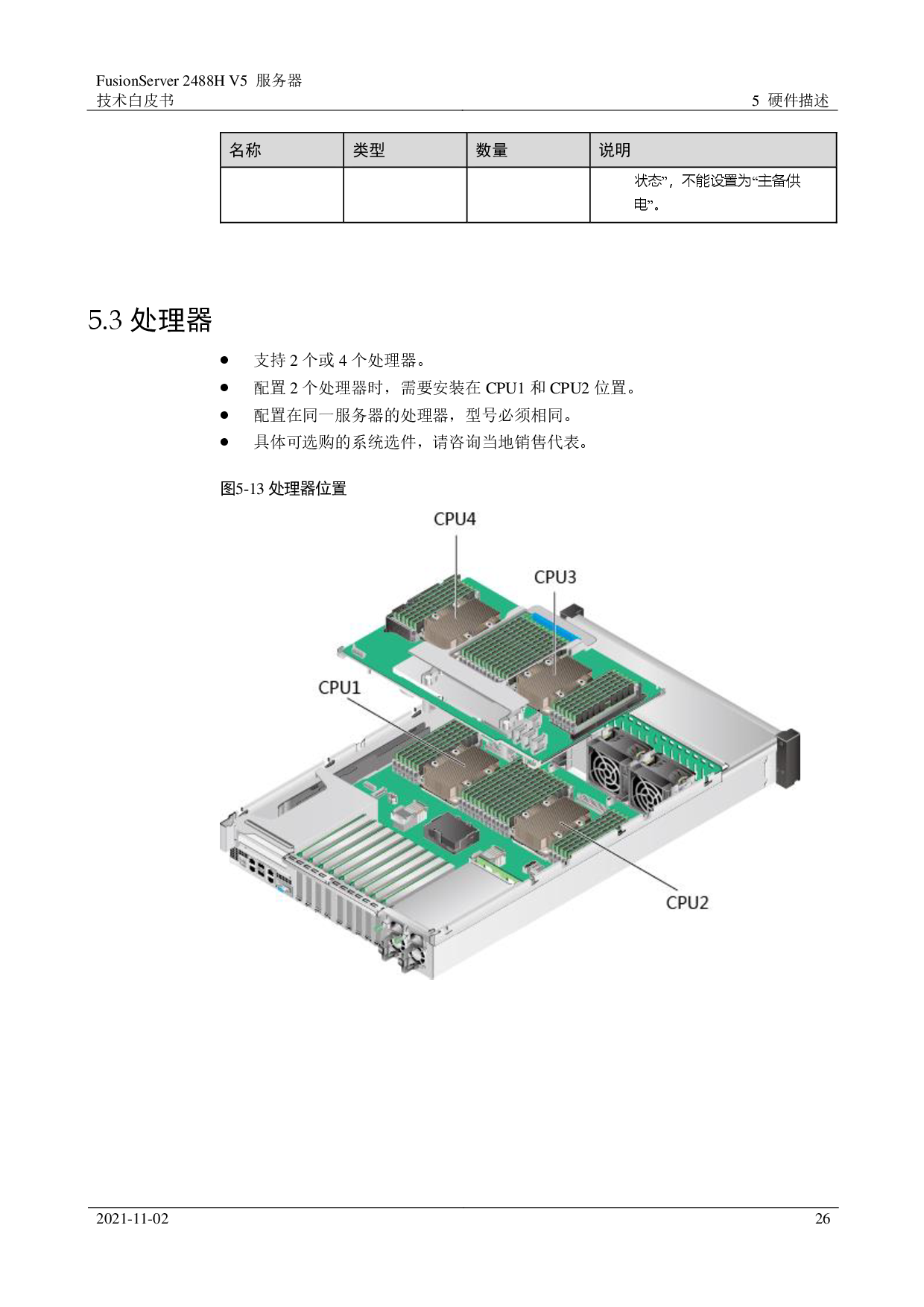 超聚变 FusionServer 2488H V5 机架式服务器技术白皮书PDF第26页