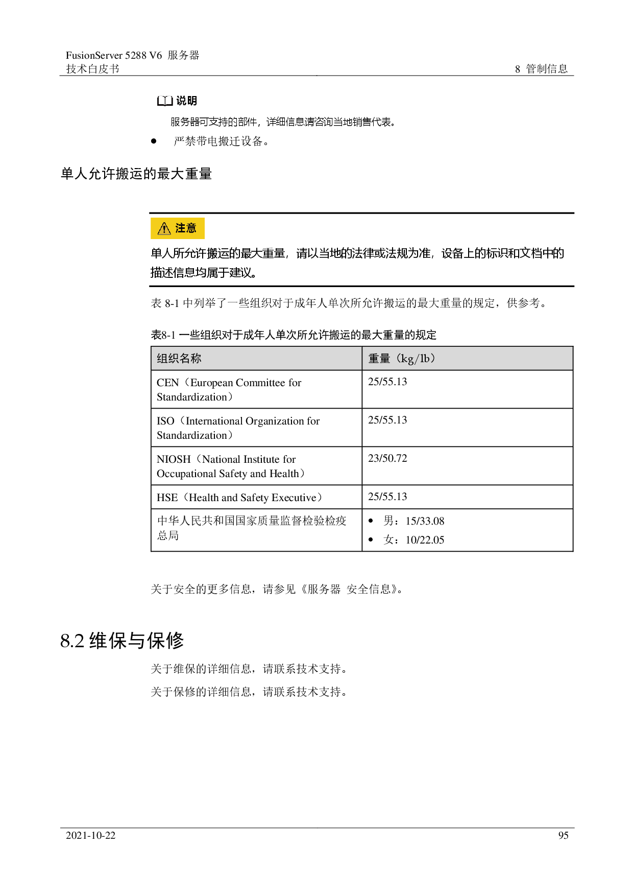 超聚变 FusionServer 5288 V6 机架式服务器技术白皮书PDF第95页