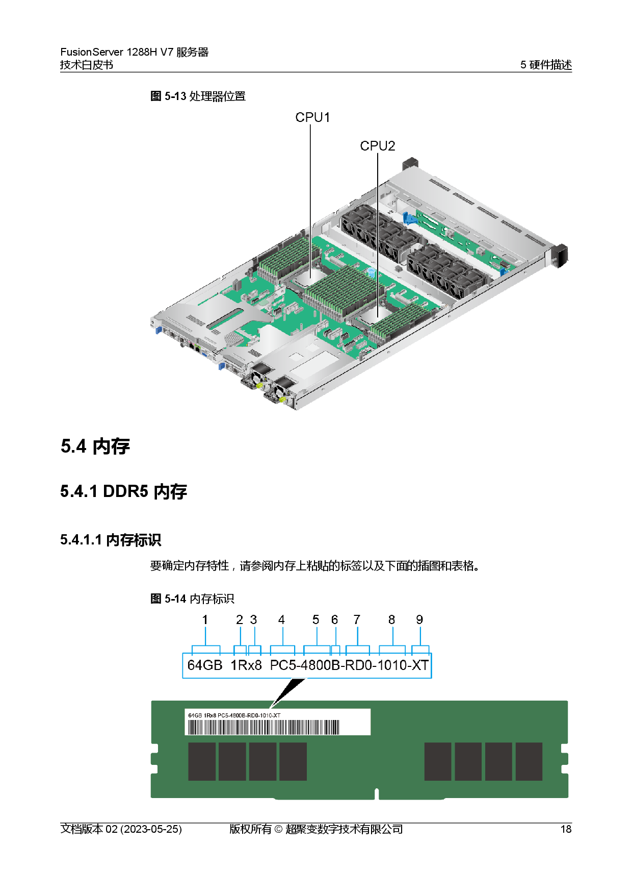 超聚变 FusionServer 1288H V7 机架式服务器技术白皮书PDF第25页