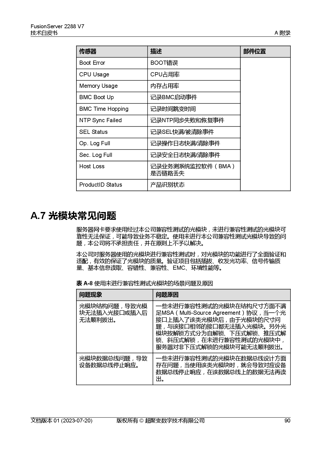 超聚变 FusionServer 2288 V7 机架式服务器技术白皮书PDF第97页