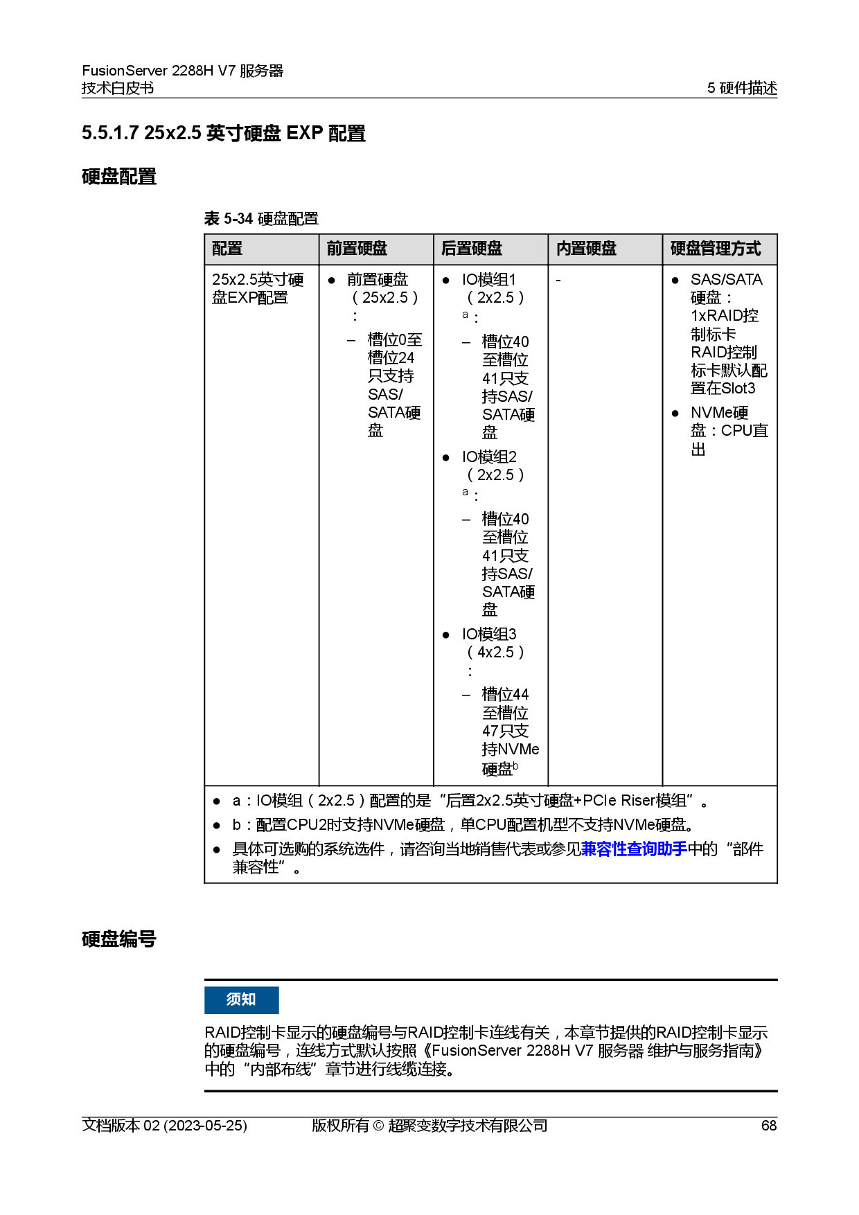 超聚变 FusionServer 2288H V7 机架式服务器技术白皮书PDF第75页