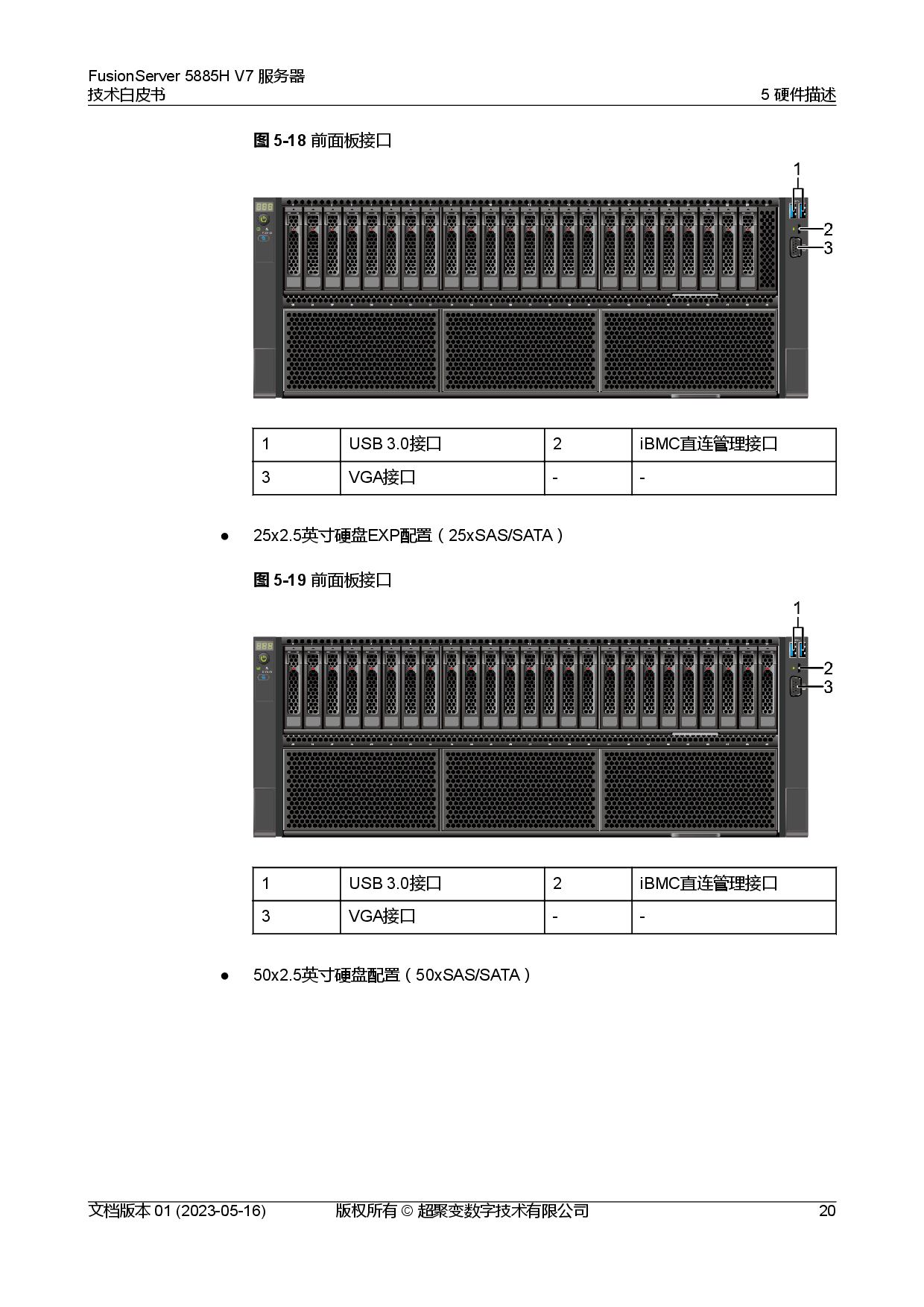 超聚变 FusionServer 5885H V7 机架式服务器技术白皮书PDF第27页
