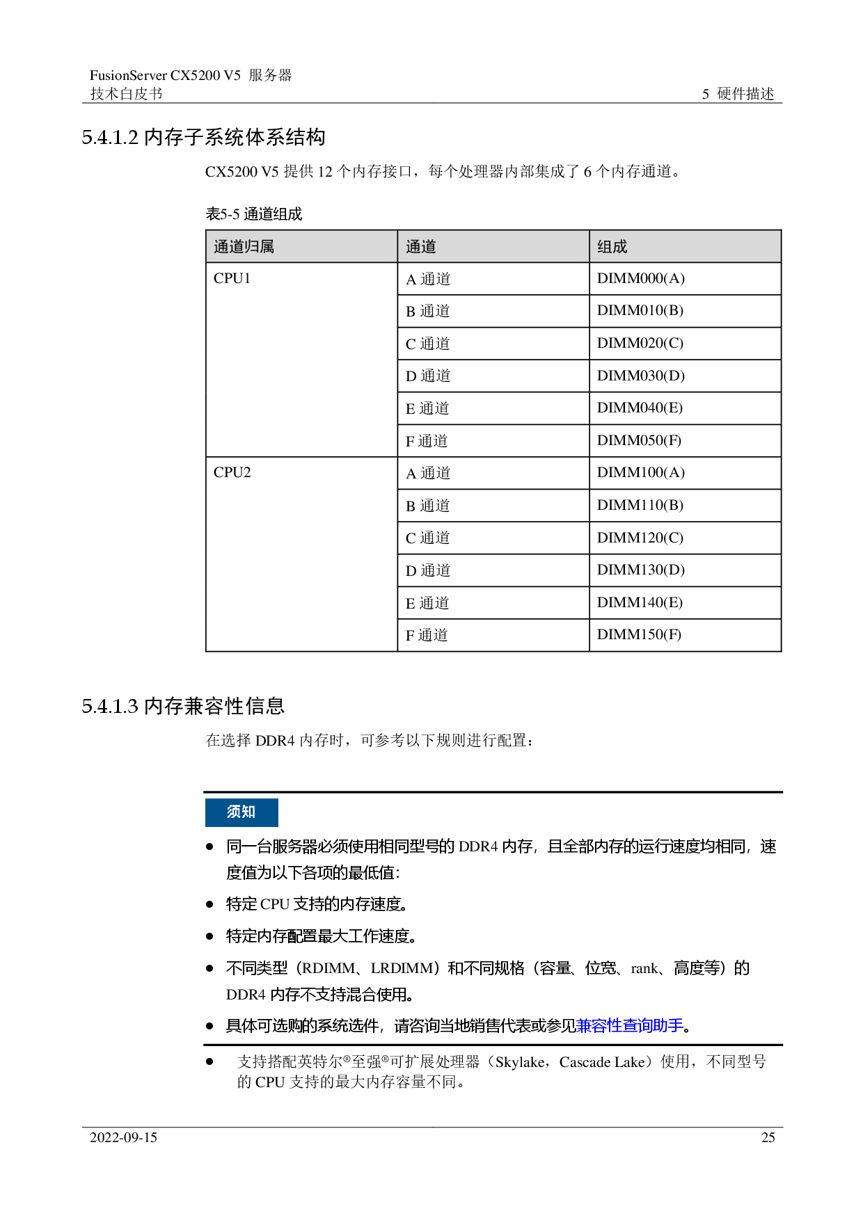 超聚变 FusionServer CX5200 V5 GPU服务器技术白皮书PDF第25页