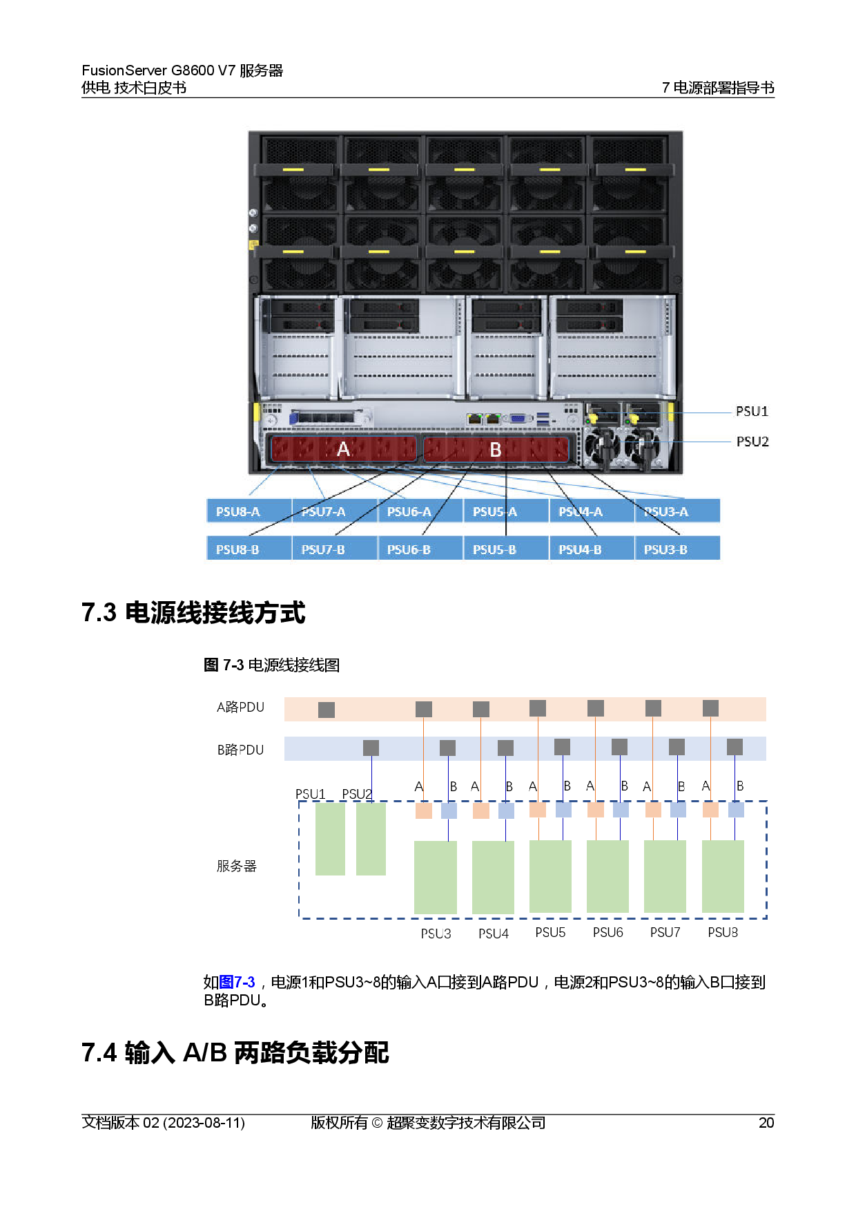 超聚变 FusionServer G8600 V7 GPU服务器供电技术白皮书PDF第24页