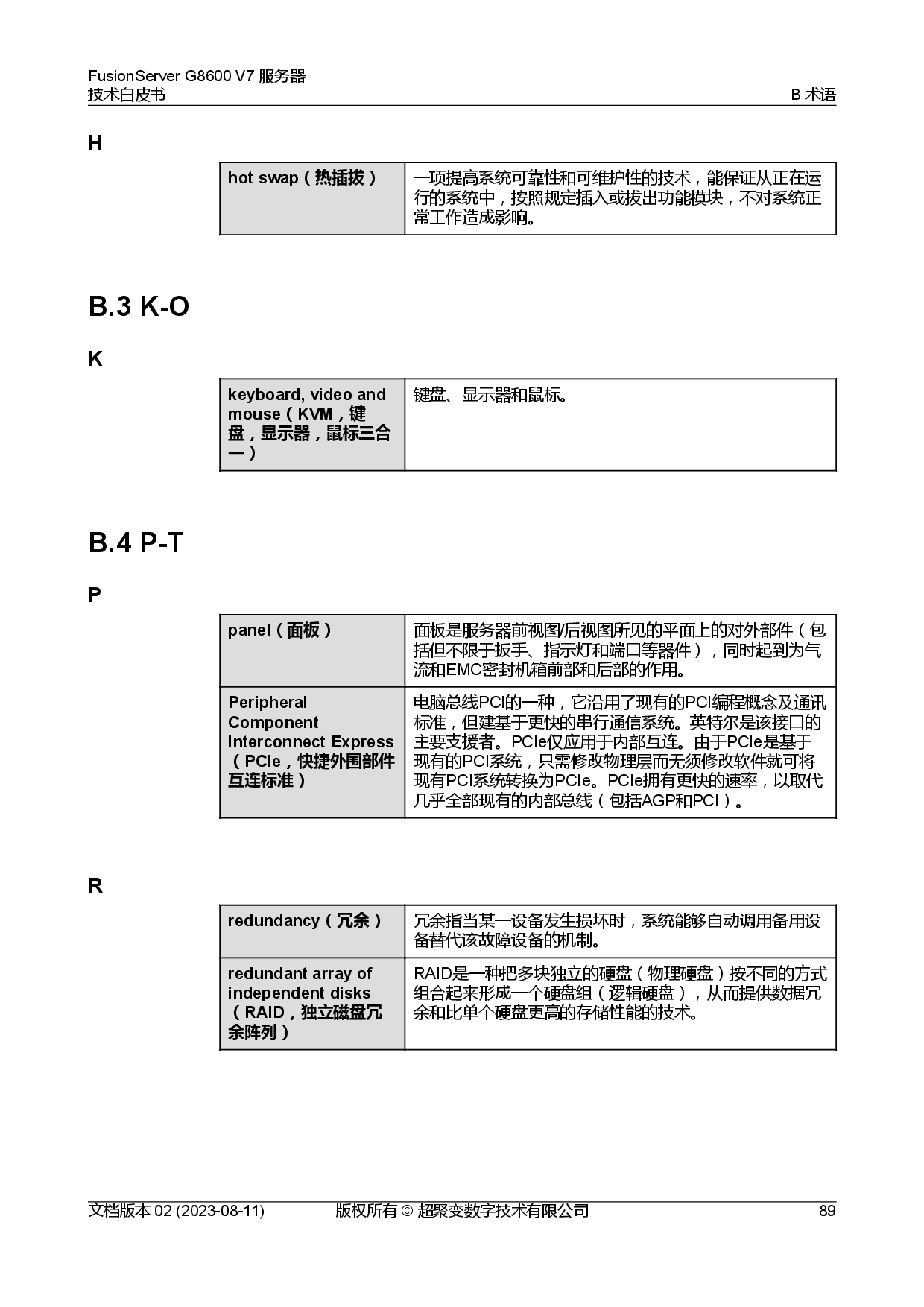 超聚变 FusionServer G8600 V7 GPU服务器技术白皮书PDF第96页