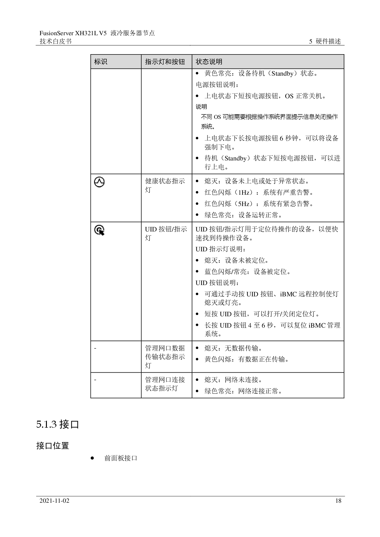 超聚变 FusionServer XH321L V5 液冷服务器节点技术白皮书PDF第18页