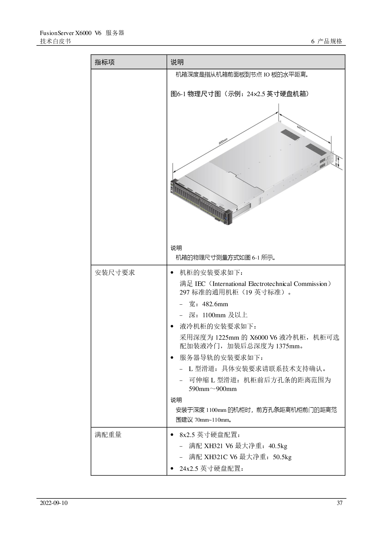 超聚变 FusionServer X6000 V6 高密度服务器技术白皮书PDF第37页