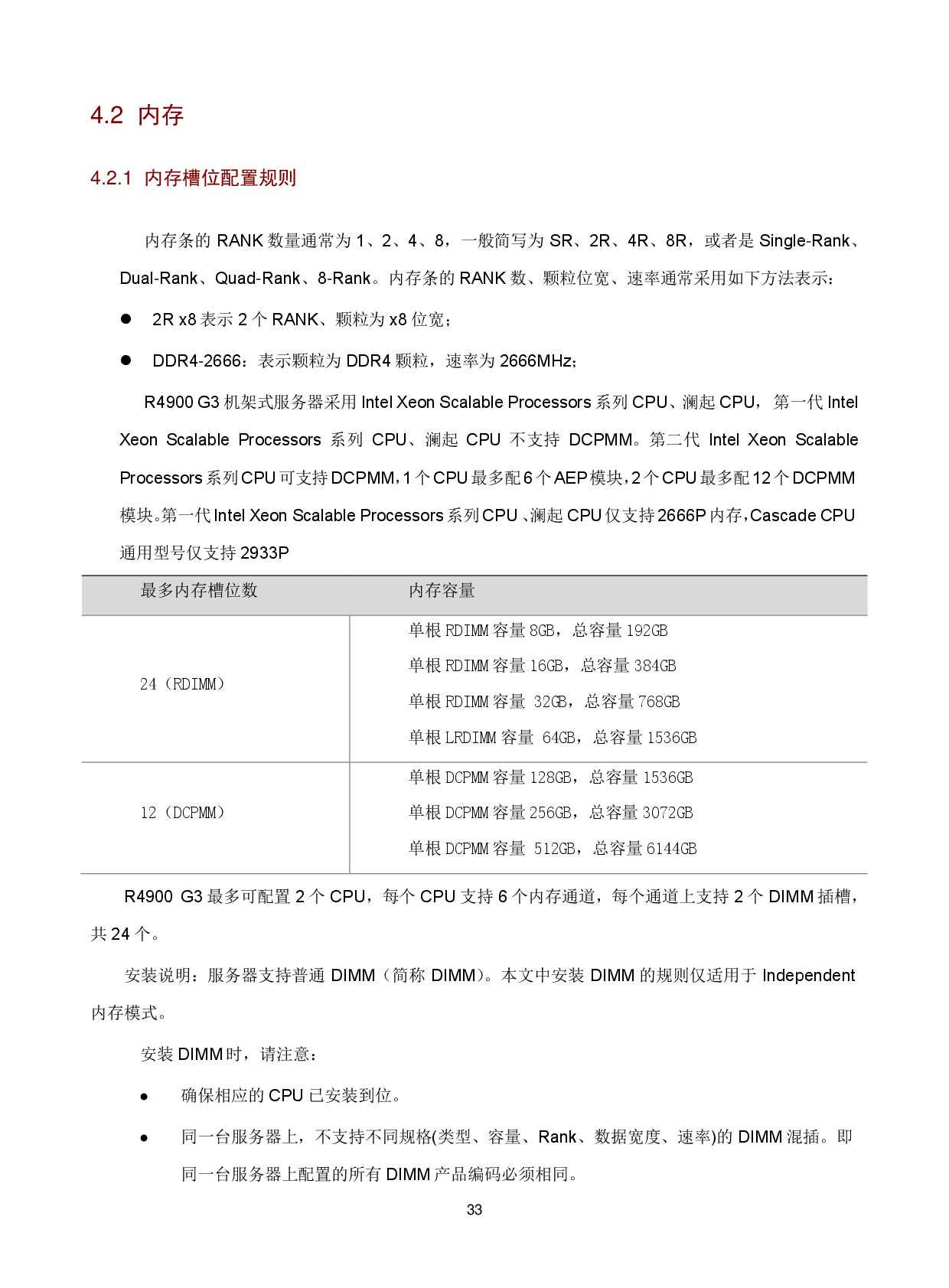 新华三H3C UniServer R4900 G3 机架式服务器技术白皮书PDF第36页