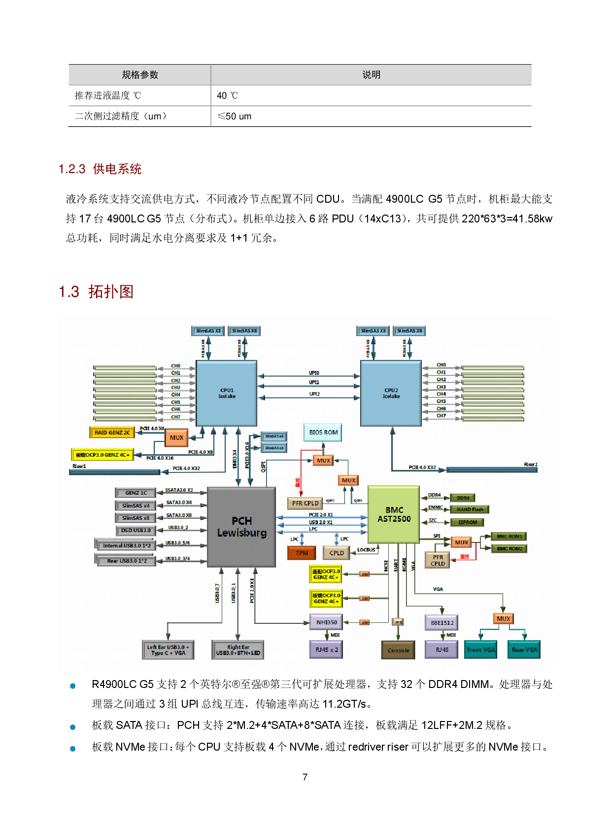 新华三H3C UniServer R4900LC G5 机架式服务器技术白皮书PDF第11页