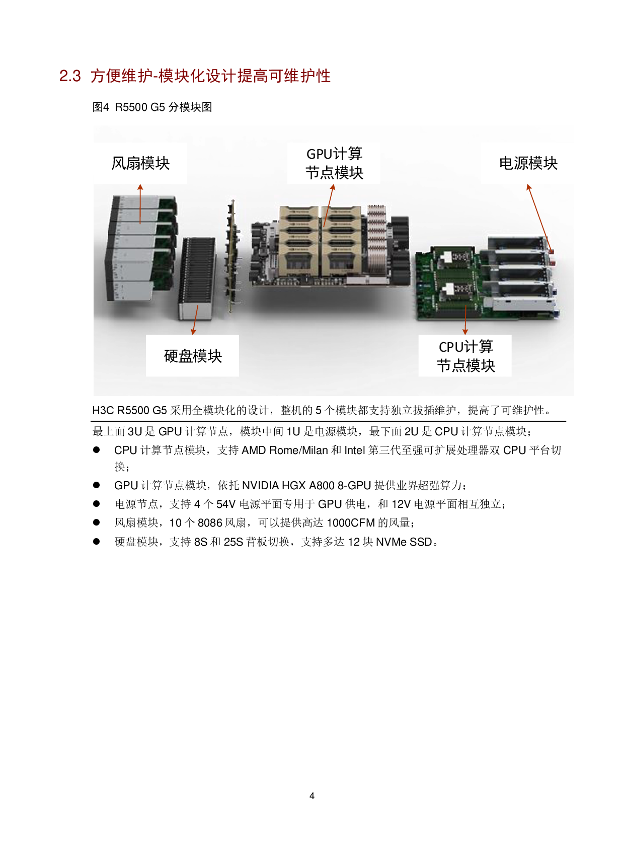 新华三H3C UniServer R5500 G5 机架式服务器技术白皮书PDF第7页